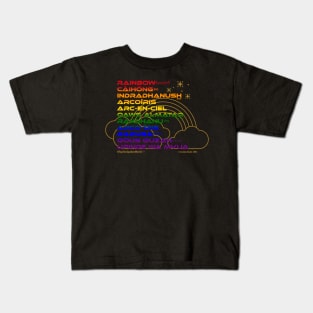 RAINBOW: Say ¿Qué? Top Ten Spoken (World) Kids T-Shirt